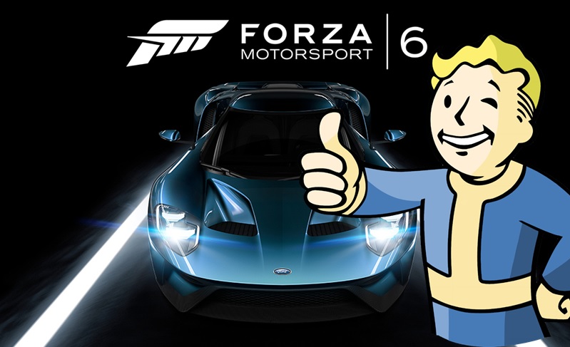 Fallout 4 in Forza 6