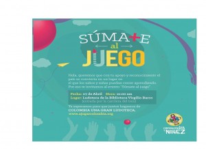 INVITACION EVENTO SUMATE