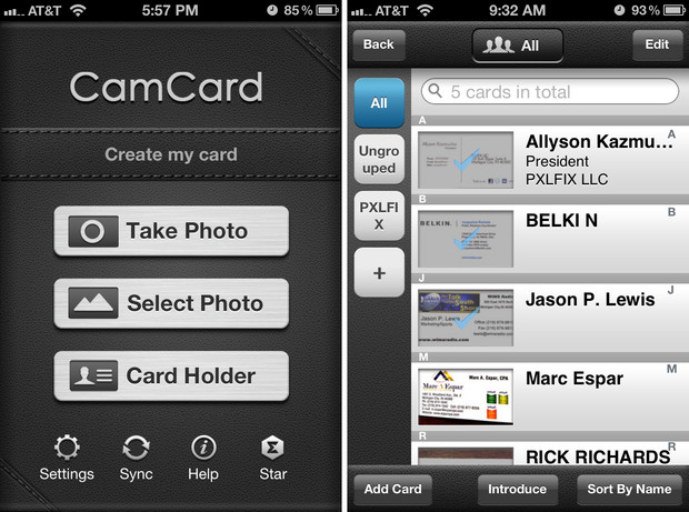 camcard-app-tarjetas-visita